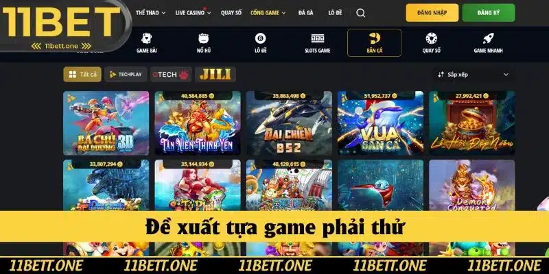 Đề xuất tựa game phải thử